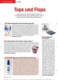 Titelbild der Ausgabe 11/2010 von Neue Produkte: im Test: Tops und Flops. Zeitschriften als Abo oder epaper bei United Kiosk online kaufen.