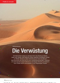 Titelbild der Ausgabe 12/2011 von Wüstenbildung: Die Verwüstung. Zeitschriften als Abo oder epaper bei United Kiosk online kaufen.