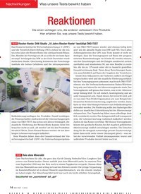 Titelbild der Ausgabe 1/2012 von Nachwirkungen: Was unsere Tests bewirkt haben: Reaktionen. Zeitschriften als Abo oder epaper bei United Kiosk online kaufen.