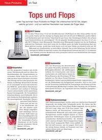 Titelbild der Ausgabe 1/2012 von Neue Produkte: im Test: Tops und Flops. Zeitschriften als Abo oder epaper bei United Kiosk online kaufen.