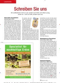 Titelbild der Ausgabe 4/2012 von Leserbriefe: Schreiben Sie uns. Zeitschriften als Abo oder epaper bei United Kiosk online kaufen.