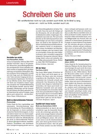 Titelbild der Ausgabe 7/2012 von Leserbriefe: Schreiben Sie uns. Zeitschriften als Abo oder epaper bei United Kiosk online kaufen.