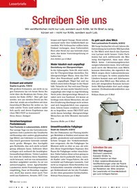 Titelbild der Ausgabe 8/2012 von Leserbriefe: Schreiben Sie uns. Zeitschriften als Abo oder epaper bei United Kiosk online kaufen.