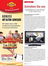 Titelbild der Ausgabe 11/2012 von Leserbriefe: Schreiben Sie uns. Zeitschriften als Abo oder epaper bei United Kiosk online kaufen.