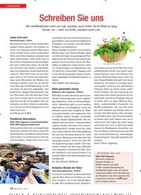 Titelbild der Ausgabe 2/2013 von Leserbriefe: Schreiben Sie uns. Zeitschriften als Abo oder epaper bei United Kiosk online kaufen.