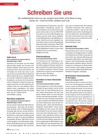 Titelbild der Ausgabe 3/2013 von Leserbriefe: Schreiben Sie uns. Zeitschriften als Abo oder epaper bei United Kiosk online kaufen.