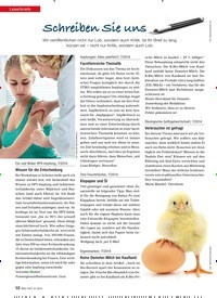 Titelbild der Ausgabe 8/2014 von Leserbriefe: Schreiben Sie uns. Zeitschriften als Abo oder epaper bei United Kiosk online kaufen.