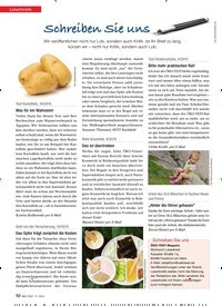 Titelbild der Ausgabe 11/2015 von Leserbriefe: Schriben sie uns. Zeitschriften als Abo oder epaper bei United Kiosk online kaufen.