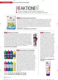 Titelbild der Ausgabe 3/2017 von Nachwirkungen: Was unsere Tests bewirkt haben: REAKTIONEN. Zeitschriften als Abo oder epaper bei United Kiosk online kaufen.