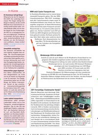 Titelbild der Ausgabe 4/2017 von Meldungen. Zeitschriften als Abo oder epaper bei United Kiosk online kaufen.