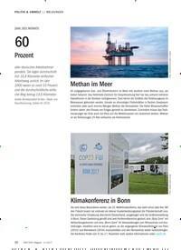 Titelbild der Ausgabe 11/2017 von MELDUNGEN: ZAHL DES MONATS 60 Prozent. Zeitschriften als Abo oder epaper bei United Kiosk online kaufen.