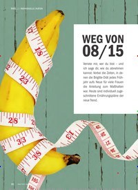Titelbild der Ausgabe 1/2019 von INDIVIDUELLE DIÄTEN: WEG VON 08/15. Zeitschriften als Abo oder epaper bei United Kiosk online kaufen.