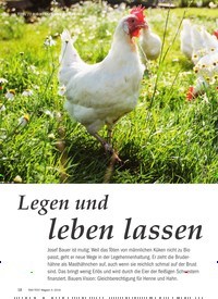 Titelbild der Ausgabe 4/2019 von BIO-HENNEN UND IHRE BRÜDER: Legen und TITEL // BIO-HENNEN UND IHRE BRÜDER leben lassen. Zeitschriften als Abo oder epaper bei United Kiosk online kaufen.