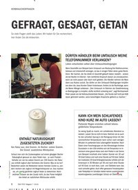 Titelbild der Ausgabe 70/2019 von VERBRAUCHERFRAGEN: GEFRAGT, GESAGT, GETAN. Zeitschriften als Abo oder epaper bei United Kiosk online kaufen.