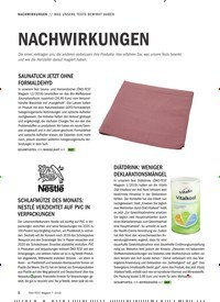 Titelbild der Ausgabe 70/2019 von NACHWIRKUNGEN // WAS UNSERE TESTS BEWIRKT HABEN: NACHWIRKUNGEN. Zeitschriften als Abo oder epaper bei United Kiosk online kaufen.