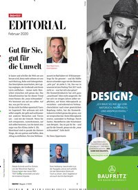 Titelbild der Ausgabe 2/2020 von Gut für Sie, gut für die Umwelt. Zeitschriften als Abo oder epaper bei United Kiosk online kaufen.