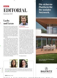 Titelbild der Ausgabe 12/2021 von Lachs und Luxus. Zeitschriften als Abo oder epaper bei United Kiosk online kaufen.
