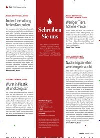 Titelbild der Ausgabe 8/2022 von Leserbriefe: Schreiben Sie uns. Zeitschriften als Abo oder epaper bei United Kiosk online kaufen.