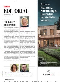Titelbild der Ausgabe 12/2022 von Von Butter und Braten. Zeitschriften als Abo oder epaper bei United Kiosk online kaufen.