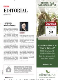 Titelbild der Ausgabe 8/2025 von Langsam wird es besser. Zeitschriften als Abo oder epaper bei United Kiosk online kaufen.