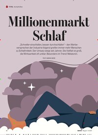 Titelbild der Ausgabe 10/2025 von Millionenmarkt Schlaf. Zeitschriften als Abo oder epaper bei United Kiosk online kaufen.
