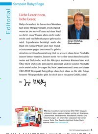 Titelbild der Ausgabe 4/2011 von Kompakt Babypflege: Liebe Leserinnen, liebe Leser,. Zeitschriften als Abo oder epaper bei United Kiosk online kaufen.