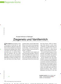 Titelbild der Ausgabe 11/2009 von Kruses Hofmilch in Rellingen: Ziegeneis und Vanillemilch. Zeitschriften als Abo oder epaper bei United Kiosk online kaufen.