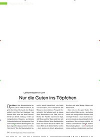 Titelbild der Ausgabe 11/2009 von La Marmeladerie in Jork: Nur die Guten ins Töpfchen. Zeitschriften als Abo oder epaper bei United Kiosk online kaufen.