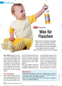 Titelbild der Ausgabe 1/2013 von TEST Babysäfte: Was für Flaschen. Zeitschriften als Abo oder epaper bei United Kiosk online kaufen.
