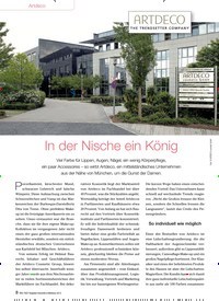 Titelbild der Ausgabe 91/2013 von Artdeco: In der Nische ein König. Zeitschriften als Abo oder epaper bei United Kiosk online kaufen.