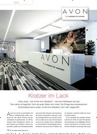 Titelbild der Ausgabe 91/2013 von Avon: Kratzer im Lack. Zeitschriften als Abo oder epaper bei United Kiosk online kaufen.