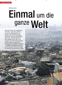 Titelbild der Ausgabe 5/2015 von Elektroschrott Das alte Handy, der ausgediente. Zeitschriften als Abo oder epaper bei United Kiosk online kaufen.