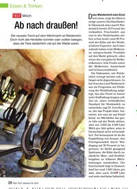 Titelbild der Ausgabe 10/2015 von Milch: Ab nach draußen!. Zeitschriften als Abo oder epaper bei United Kiosk online kaufen.