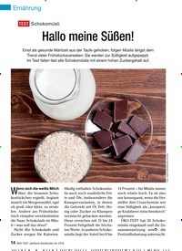 Titelbild der Ausgabe 1/2016 von TEST Schokomüsli: Hallo meine süßen!. Zeitschriften als Abo oder epaper bei United Kiosk online kaufen.