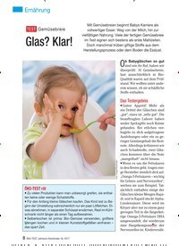 Titelbild der Ausgabe 1/2017 von TEST Gemüsebreie: Glas? Klar!. Zeitschriften als Abo oder epaper bei United Kiosk online kaufen.