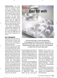 Titelbild der Ausgabe 11/2009 von TEST Schmerzmittel: Das tut weh. Zeitschriften als Abo oder epaper bei United Kiosk online kaufen.