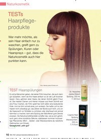 Titelbild der Ausgabe 13/2010 von TESTs Haarpflegeprodukte. Zeitschriften als Abo oder epaper bei United Kiosk online kaufen.
