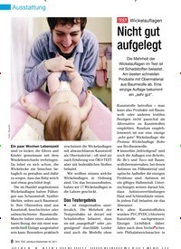 Titelbild der Ausgabe 1/2011 von TEST Wickelauflagen: Nicht gut aufgelegt. Zeitschriften als Abo oder epaper bei United Kiosk online kaufen.