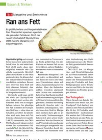 Titelbild der Ausgabe 10/2011 von TEST Margarine und Streichfette Ran ans Fett. Zeitschriften als Abo oder epaper bei United Kiosk online kaufen.