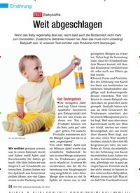 Titelbild der Ausgabe 1/2012 von TEST Babysäfte: Weit abgeschlagen. Zeitschriften als Abo oder epaper bei United Kiosk online kaufen.