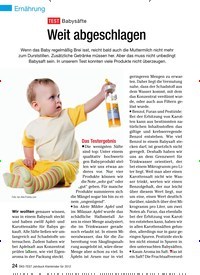 Titelbild der Ausgabe 1/2012 von TEST Babysäfte: Weit abgeschlagen. Zeitschriften als Abo oder epaper bei United Kiosk online kaufen.
