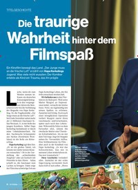 Titelbild der Ausgabe 4/2019 von TITELGESCHICHTE: Die traurige Wahrheit hinter dem Filmspaß. Zeitschriften als Abo oder epaper bei United Kiosk online kaufen.