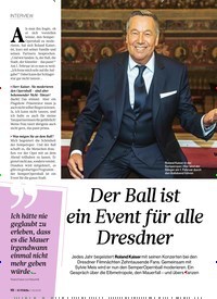 Titelbild der Ausgabe 5/2019 von Der Ball ist ein Event für alle Dresdner. Zeitschriften als Abo oder epaper bei United Kiosk online kaufen.