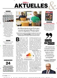 Titelbild der Ausgabe 28/2019 von SUPERillu: AKTUELLES & HEIMAT. Zeitschriften als Abo oder epaper bei United Kiosk online kaufen.