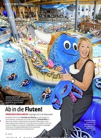 Titelbild der Ausgabe 2/2020 von LEUTE DEUTSCHLAND: Ab in die Fluten!. Zeitschriften als Abo oder epaper bei United Kiosk online kaufen.