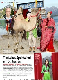 Titelbild der Ausgabe 18/2022 von Tierisches Spektakel am Schliersee!. Zeitschriften als Abo oder epaper bei United Kiosk online kaufen.