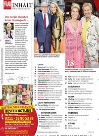 Titelbild der Ausgabe 27/2022 von Die Royals brauchen keine Frauenquote .... Zeitschriften als Abo oder epaper bei United Kiosk online kaufen.