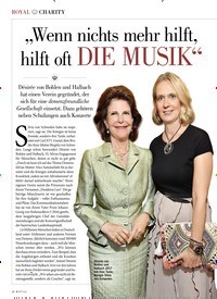 Titelbild der Ausgabe 2/2021 von ROYAL CHARITY: ,,Wenn nichts mehr hilft, hilft oft DIE MUSIK“. Zeitschriften als Abo oder epaper bei United Kiosk online kaufen.