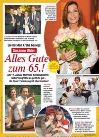 Titelbild der Ausgabe 3/2020 von Sie hat den Krebs besiegt: Alles Gute zum 65.!. Zeitschriften als Abo oder epaper bei United Kiosk online kaufen.