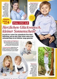 Titelbild der Ausgabe 9/2020 von Victorias Schatz wird 4 Prinz OSCAR Herzlichen Glückwunsch, kleiner Sonnenschein!. Zeitschriften als Abo oder epaper bei United Kiosk online kaufen.